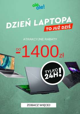 OleOle! - gazetka promocyjna Dzień laptopa do -1400 zł od czwartku 14.07 do czwartku 14.07