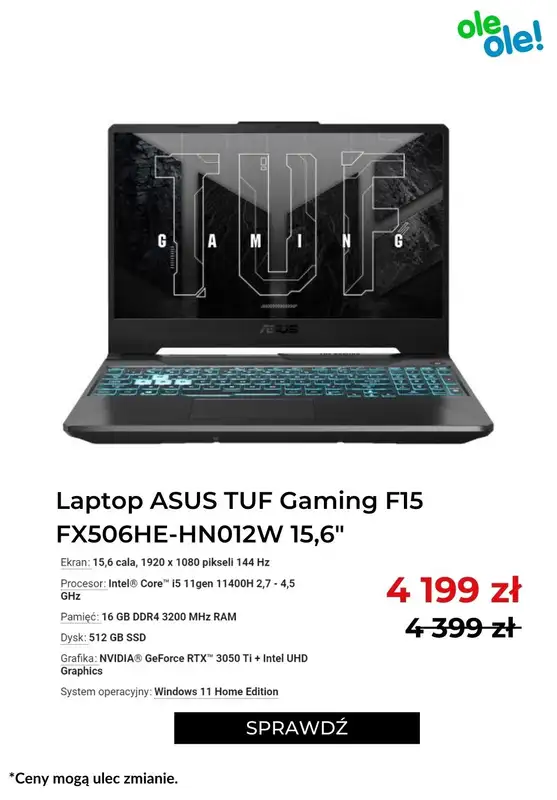 OleOle! - gazetka promocyjna Dzień laptopa do -1400 zł od czwartku 14.07 do czwartku 14.07 - strona 5