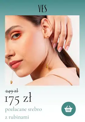 YES - gazetka promocyjna Kolczyki na wyprzedaży do -70% od poniedziałku 18.07 do niedzieli 24.07 - strona 5 YES - gazetka promocyjna Kolczyki na wyprzedaży do -70% od poniedziałku 18.07 do niedzieli 24.07 - strona 5