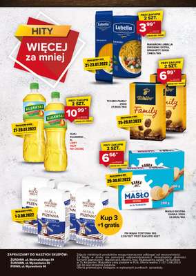 Spiżarnia Smakosza - gazetka promocyjna Hity więcej za mniej od czwartku 28.07 do środy 03.08