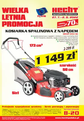 Hecht - gazetka promocyjna Gazetka od środy 27.07 do wtorku 02.08
