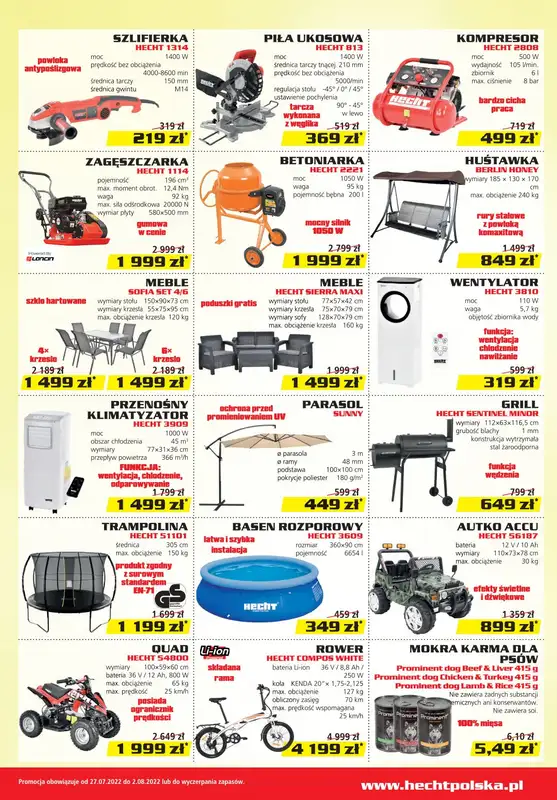 Hecht - gazetka promocyjna Gazetka od środy 27.07 do wtorku 02.08 - strona 4