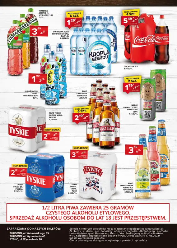 Spiżarnia Smakosza - gazetka promocyjna Gazetka od czwartku 04.08 do środy 17.08 - strona 8