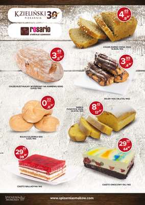 Spiżarnia Smakosza - gazetka promocyjna Plakat pieczywo od piątku 05.08 do środy 17.08