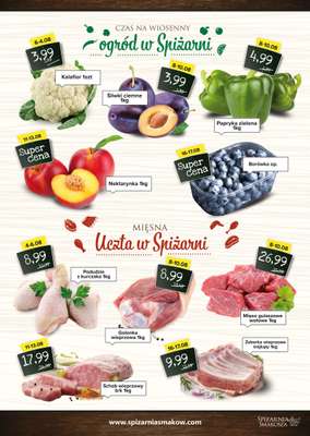 Spiżarnia Smakosza - gazetka promocyjna Plakat promocyjny od poniedziałku 08.08 do środy 17.08