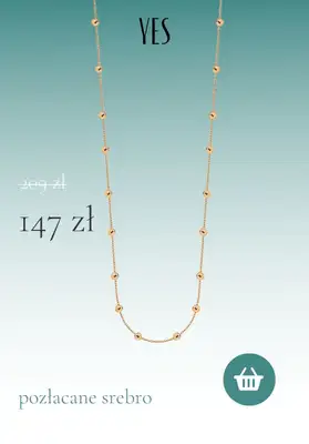 YES - gazetka promocyjna Naszyjniki na wyprzedaży do -70% od czwartku 04.08 do środy 10.08 - strona 2 YES - gazetka promocyjna Naszyjniki na wyprzedaży do -70% od czwartku 04.08 do środy 10.08 - strona 2