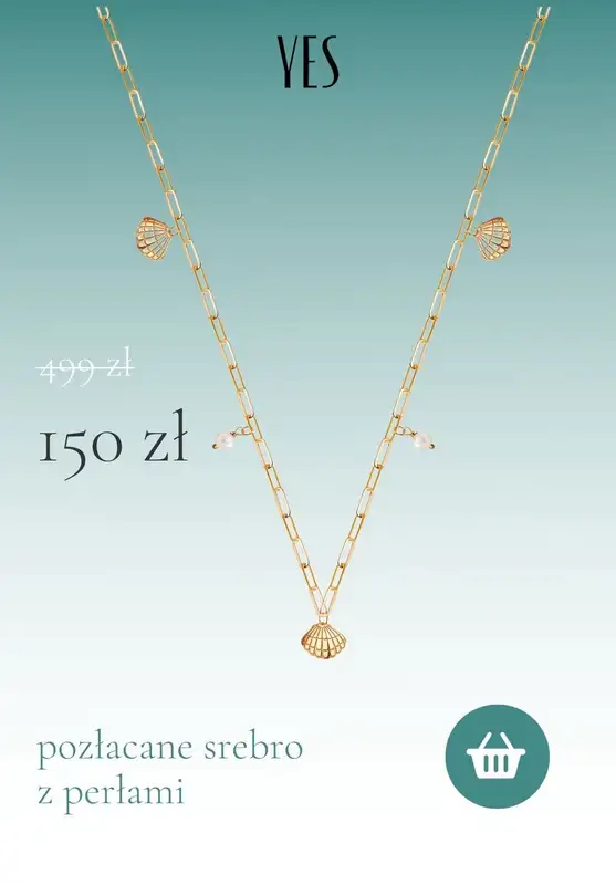 YES - gazetka promocyjna Naszyjniki na wyprzedaży do -70% od czwartku 04.08 do środy 10.08 - strona 10