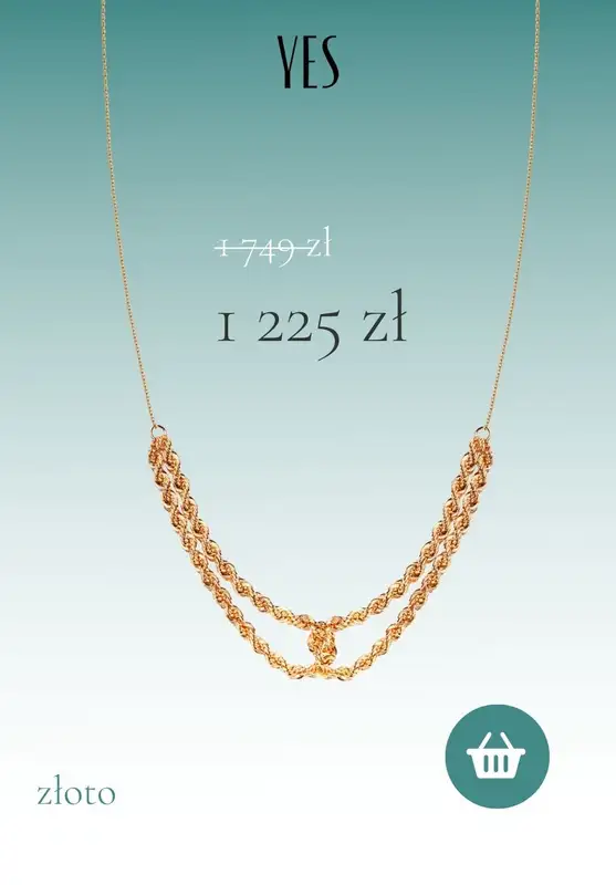 YES - gazetka promocyjna Naszyjniki na wyprzedaży do -70% od czwartku 04.08 do środy 10.08 - strona 4