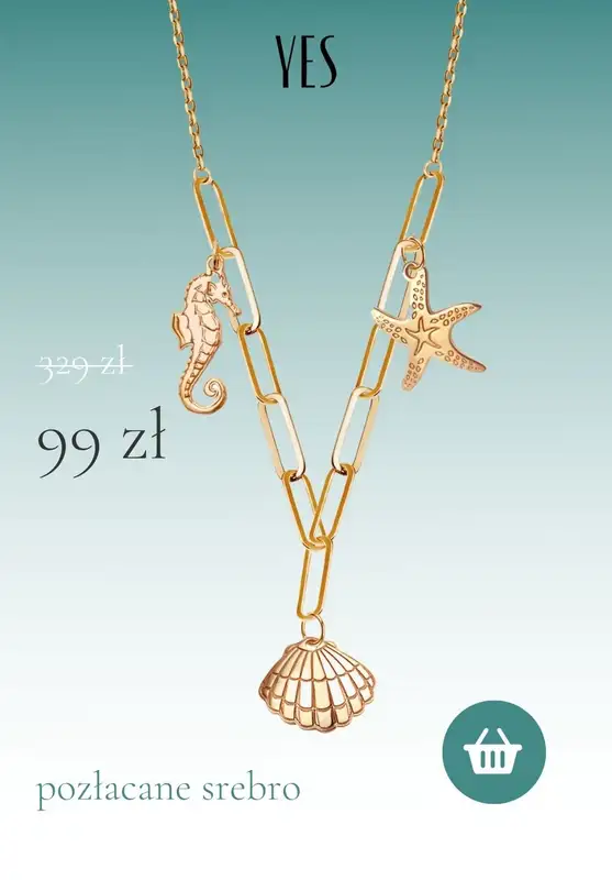 YES - gazetka promocyjna Naszyjniki na wyprzedaży do -70% od czwartku 04.08 do środy 10.08 - strona 7