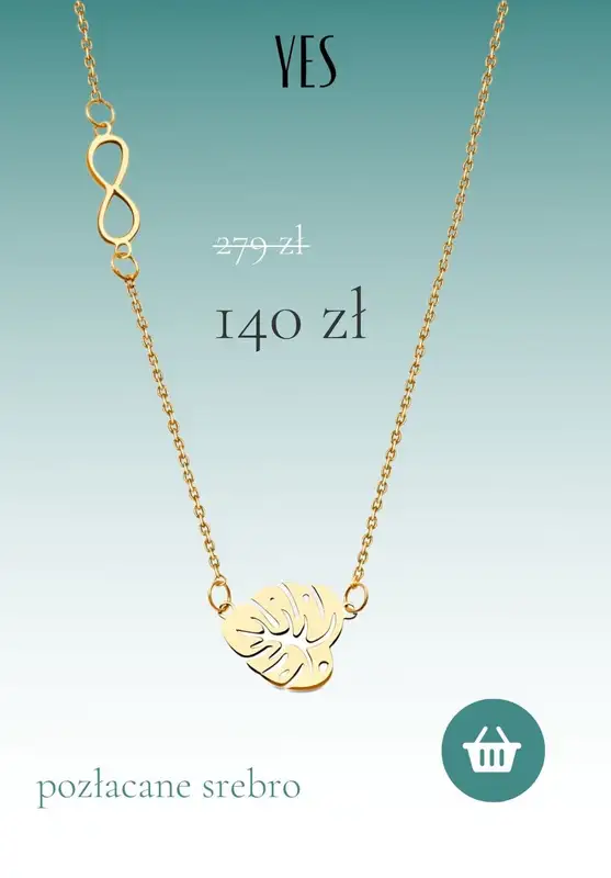 YES - gazetka promocyjna Naszyjniki na wyprzedaży do -70% od czwartku 04.08 do środy 10.08 - strona 11