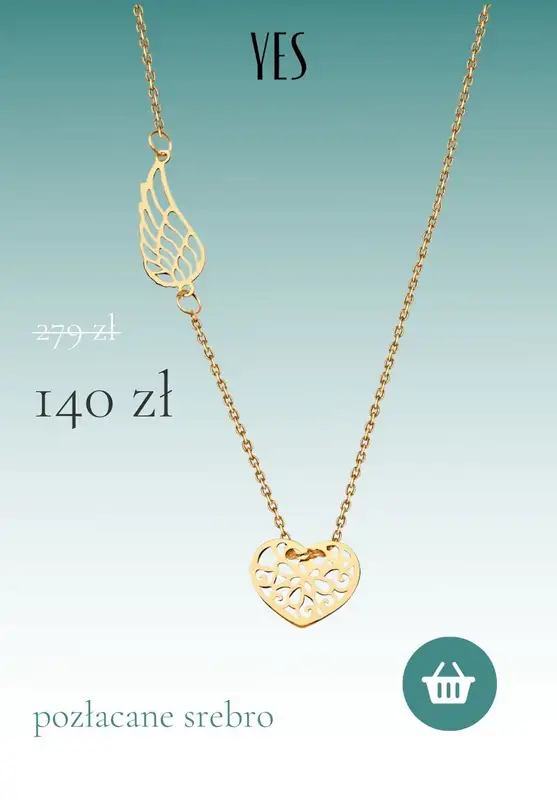 YES - gazetka promocyjna Naszyjniki na wyprzedaży do -70% od czwartku 04.08 do środy 10.08 - strona 8