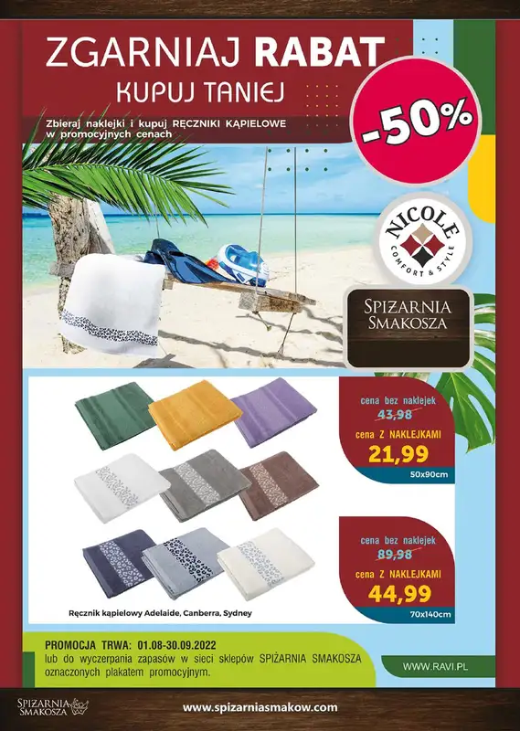 Spiżarnia Smakosza - gazetka promocyjna Gazetka od czwartku 18.08 do środy 31.08 - strona 10