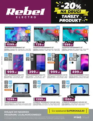 Rebel Electro - gazetka promocyjna Gazetka od środy 17.08 do piątku 30.09