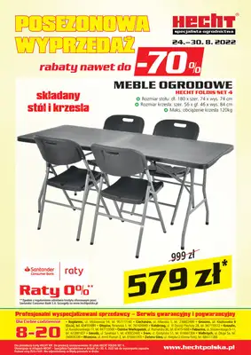Hecht - gazetka promocyjna Gazetka od środy 24.08 do wtorku 30.08