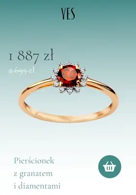 YES - gazetka promocyjna Do -50% wyprzedaż biżuterii od czwartku 22.09 do środy 28.09 - strona 8 YES - gazetka promocyjna Do -50% wyprzedaż biżuterii od czwartku 22.09 do środy 28.09 - strona 8