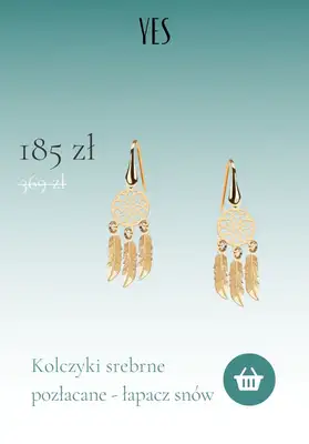 YES - gazetka promocyjna Do -50% wyprzedaż biżuterii od czwartku 22.09 do środy 28.09 - strona 6 YES - gazetka promocyjna Do -50% wyprzedaż biżuterii od czwartku 22.09 do środy 28.09 - strona 6