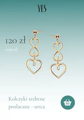 YES - gazetka promocyjna Do -50% wyprzedaż biżuterii od czwartku 22.09 do środy 28.09 - strona 2 YES - gazetka promocyjna Do -50% wyprzedaż biżuterii od czwartku 22.09 do środy 28.09 - strona 2