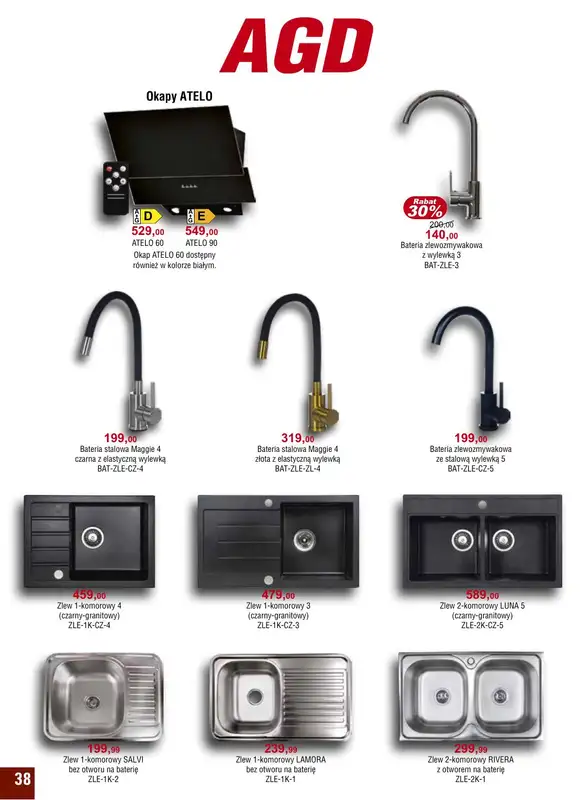 Bodzio - gazetka promocyjna Gazetka od soboty 01.10 do soboty 31.12 - strona 38