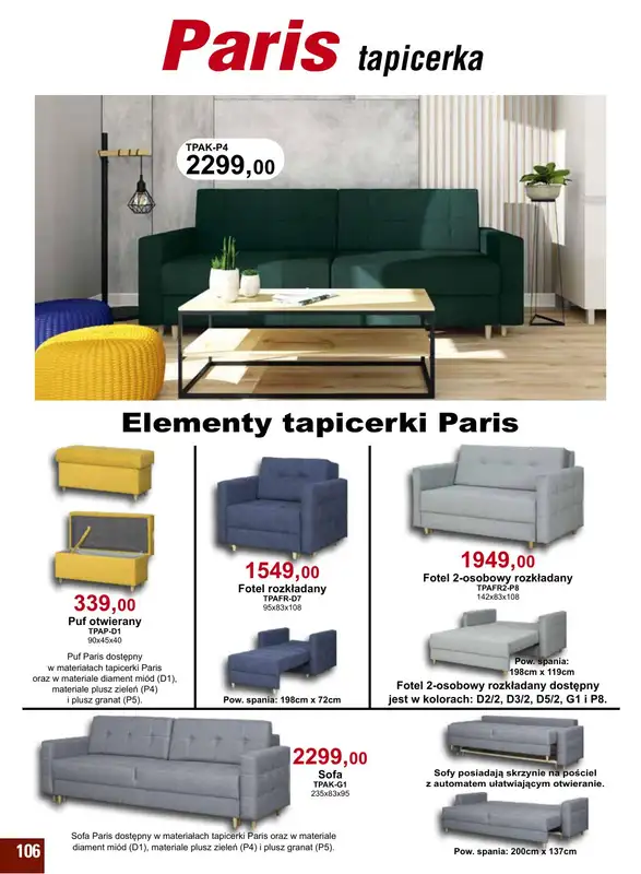 Bodzio - gazetka promocyjna Gazetka od soboty 01.10 do soboty 31.12 - strona 106