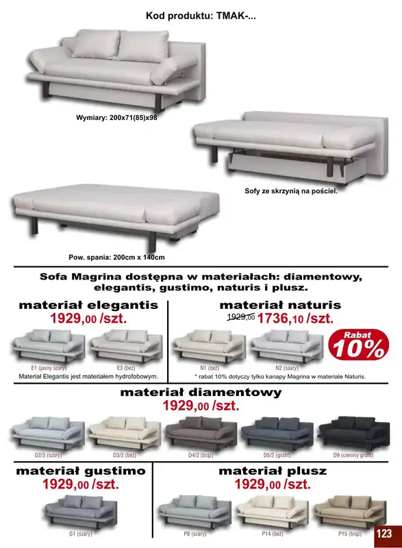 Bodzio - gazetka promocyjna Gazetka od soboty 01.10 do soboty 31.12 - strona 123