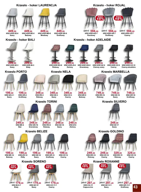 Bodzio - gazetka promocyjna Gazetka od soboty 01.10 do soboty 31.12 - strona 43