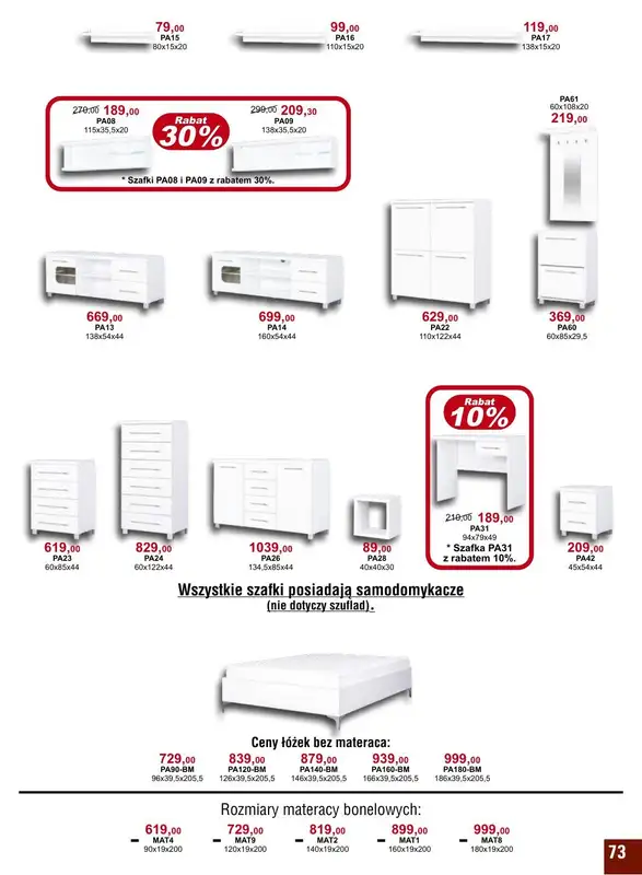 Bodzio - gazetka promocyjna Gazetka od soboty 01.10 do soboty 31.12 - strona 73