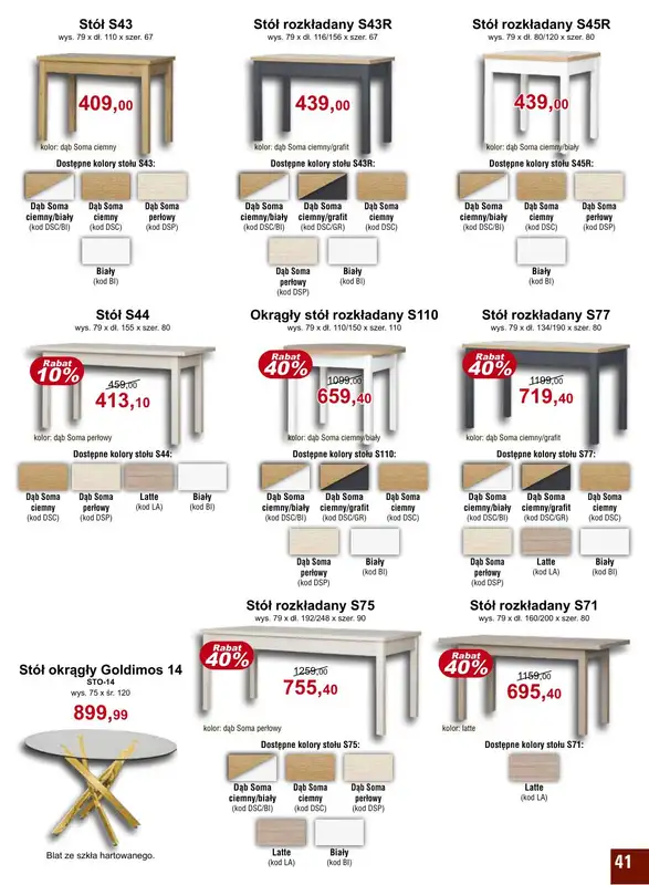 Bodzio - gazetka promocyjna Gazetka od soboty 01.10 do soboty 31.12 - strona 41