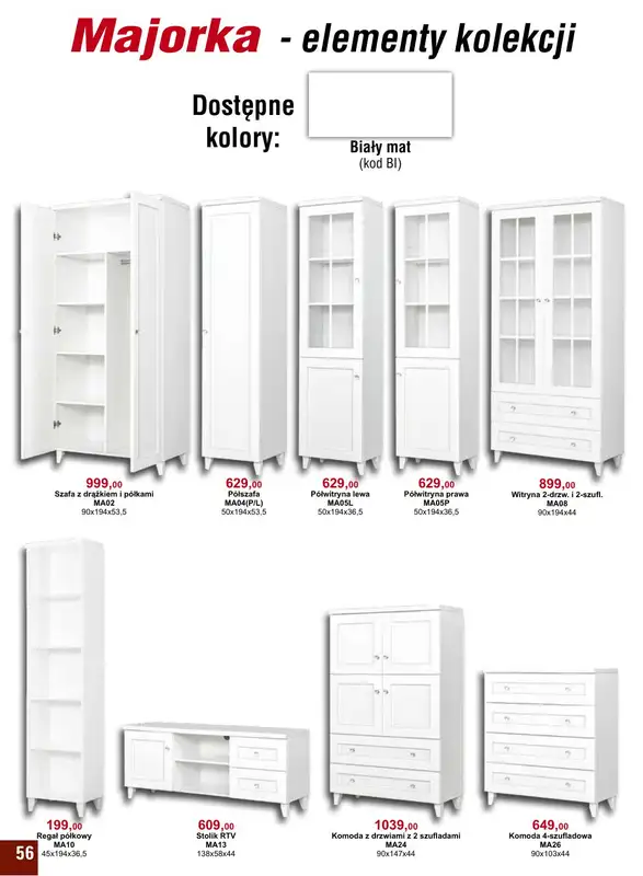 Bodzio - gazetka promocyjna Gazetka od soboty 01.10 do soboty 31.12 - strona 56