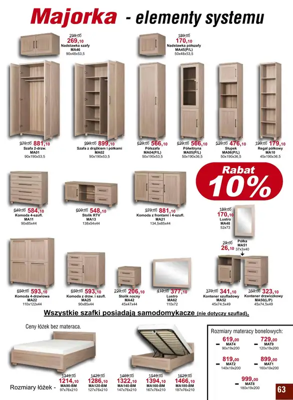 Bodzio - gazetka promocyjna Gazetka od soboty 01.10 do soboty 31.12 - strona 63