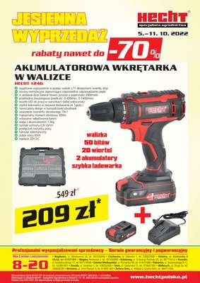 Hecht - gazetka promocyjna Gazetka od środy 05.10 do wtorku 11.10