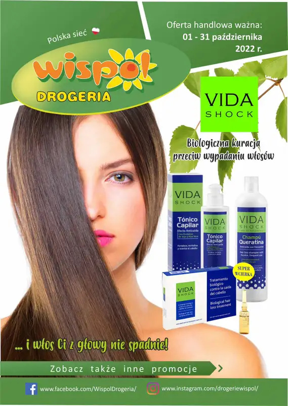 Drogeria Wispol - gazetka promocyjna Gazetka od wtorku 11.10 do poniedziałku 31.10