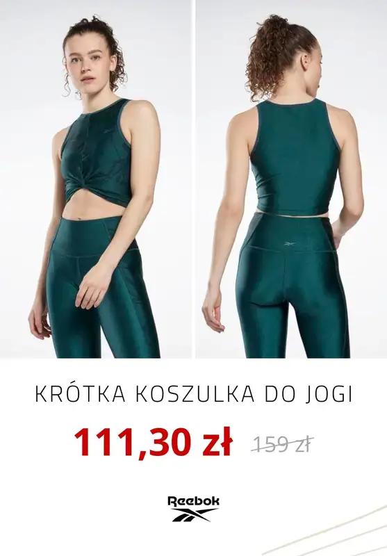 Reebok - gazetka promocyjna Kolekcja do jogi od 111 zł od środy 26.10  - strona 8