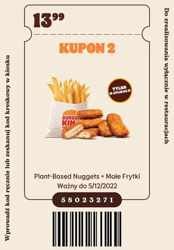 Burger King - gazetka promocyjna Nowe kupony od poniedziałku 07.11 do poniedziałku 05.12 - strona 3
