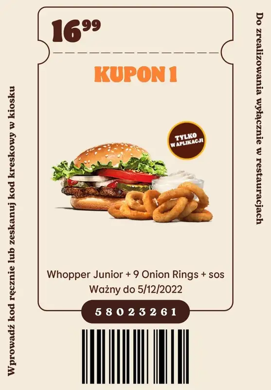 Burger King - gazetka promocyjna Nowe kupony od poniedziałku 07.11 do poniedziałku 05.12 - strona 2