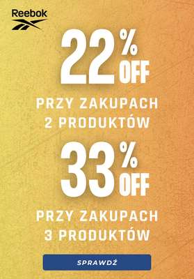 Reebok - gazetka promocyjna Do -33% na Dzień Singla od poniedziałku 07.11 do niedzieli 13.11
