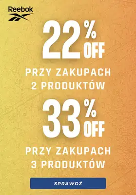 Reebok - gazetka promocyjna Do -33% na Dzień Singla od poniedziałku 07.11 do niedzieli 13.11