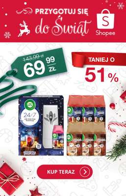 Air Wick - gazetka promocyjna AirWick Shopee 7.11-20.11 od wtorku 08.11 do niedzieli 20.11