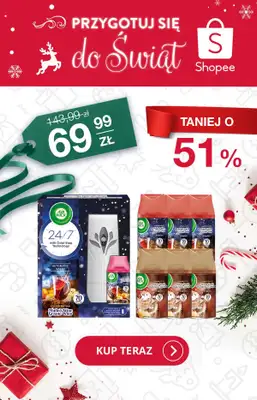 Air Wick - gazetka promocyjna AirWick Shopee 7.11-20.11 od wtorku 08.11 do niedzieli 20.11