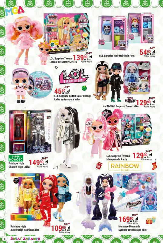 ŚWIAT ZABAWEK - gazetka promocyjna Mikołajkowa moc prezentów! od poniedziałku 14.11 do wtorku 06.12 - strona 8