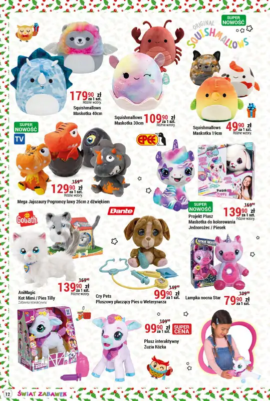 ŚWIAT ZABAWEK - gazetka promocyjna Mikołajkowa moc prezentów! od poniedziałku 14.11 do wtorku 06.12 - strona 12