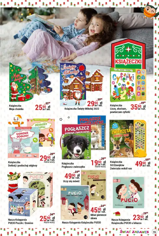 ŚWIAT ZABAWEK - gazetka promocyjna Mikołajkowa moc prezentów! od poniedziałku 14.11 do wtorku 06.12 - strona 15