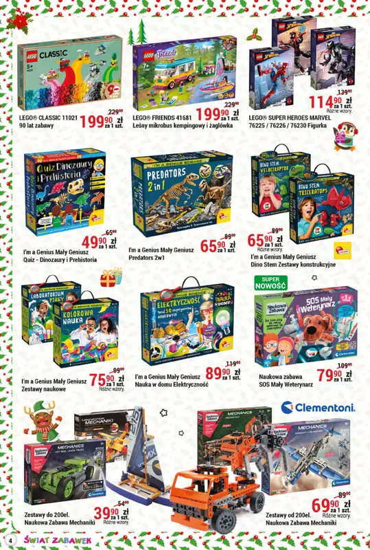ŚWIAT ZABAWEK - gazetka promocyjna Mikołajkowa moc prezentów! od poniedziałku 14.11 do wtorku 06.12 - strona 4