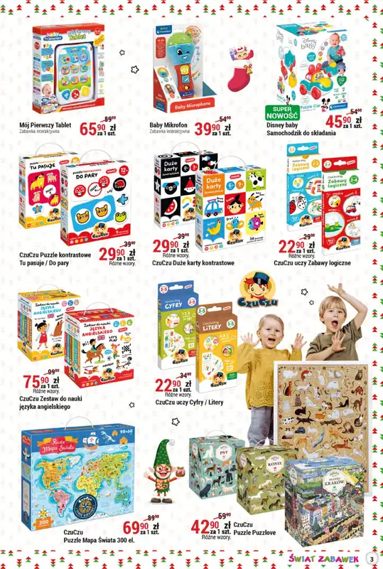 ŚWIAT ZABAWEK - gazetka promocyjna Mikołajkowa moc prezentów! od poniedziałku 14.11 do wtorku 06.12 - strona 3