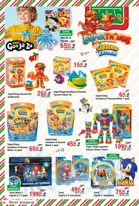 ŚWIAT ZABAWEK - gazetka promocyjna Mikołajkowa moc prezentów! od poniedziałku 14.11 do wtorku 06.12 - strona 10