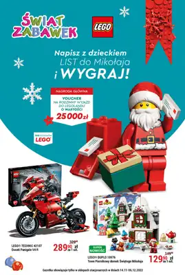 ŚWIAT ZABAWEK - gazetka promocyjna Mikołajkowa moc prezentów! od poniedziałku 14.11 do wtorku 06.12 ŚWIAT ZABAWEK - gazetka promocyjna Mikołajkowa moc prezentów! od poniedziałku 14.11 do wtorku 06.12