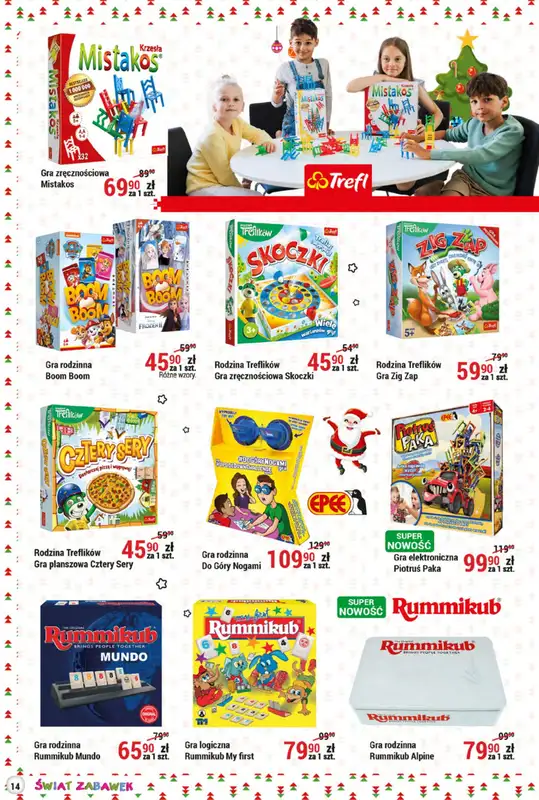 ŚWIAT ZABAWEK - gazetka promocyjna Mikołajkowa moc prezentów! od poniedziałku 14.11 do wtorku 06.12 - strona 14