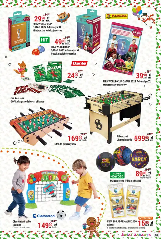 ŚWIAT ZABAWEK - gazetka promocyjna Mikołajkowa moc prezentów! od poniedziałku 14.11 do wtorku 06.12 - strona 13
