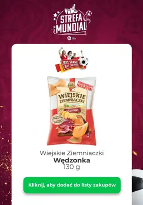 Strefa Mundial - gazetka promocyjna Najlepsze przekąski na mecz! od poniedziałku 21.11 do piątku 25.11 - strona 7  Strefa Mundial - gazetka promocyjna Najlepsze przekąski na mecz! od poniedziałku 21.11 do piątku 25.11 - strona 7
