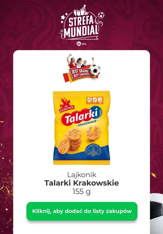  Strefa Mundial - gazetka promocyjna Najlepsze przekąski na mecz! od poniedziałku 21.11 do piątku 25.11 - strona 12