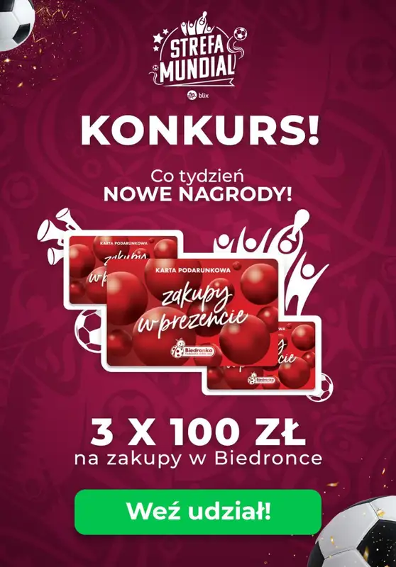  Strefa Mundial - gazetka promocyjna Najlepsze przekąski na mecz! od poniedziałku 21.11 do piątku 25.11 - strona 14